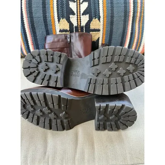 Naturalizer W’s Jagger Mid-Calf Lug Sole Boots in DK. Brown Size 10 - Picture 5 of 9